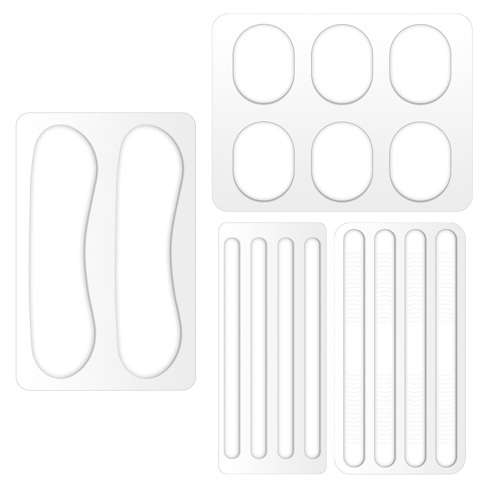 16 Almohadillas de Silicona para Tacones Bremorou Transparente