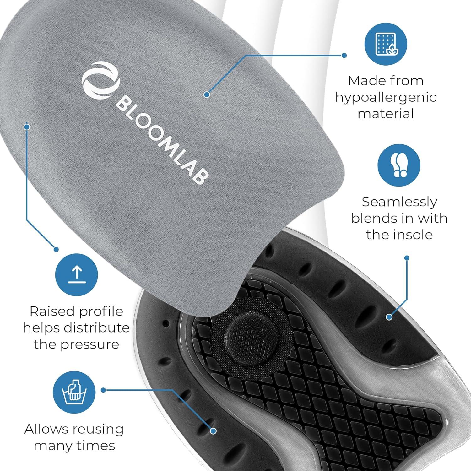 Almohadillas de Gel para el Talón Bloomdeals - 2 Piezas - Comodidad Diaria