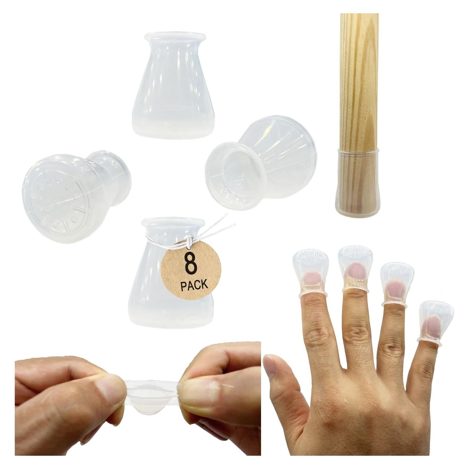 Protectores de Piso Silicona Extra Pequeños Conprasim 8 Piezas