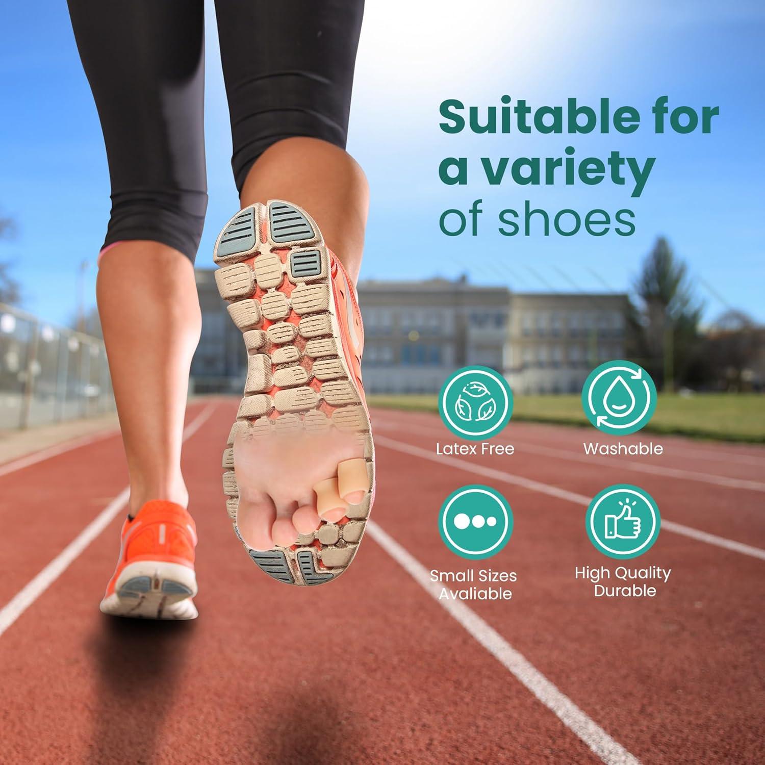 Protectores de Dedos Meñiques Welnove - 12 Cubiertas de Gel con Aloe Vera