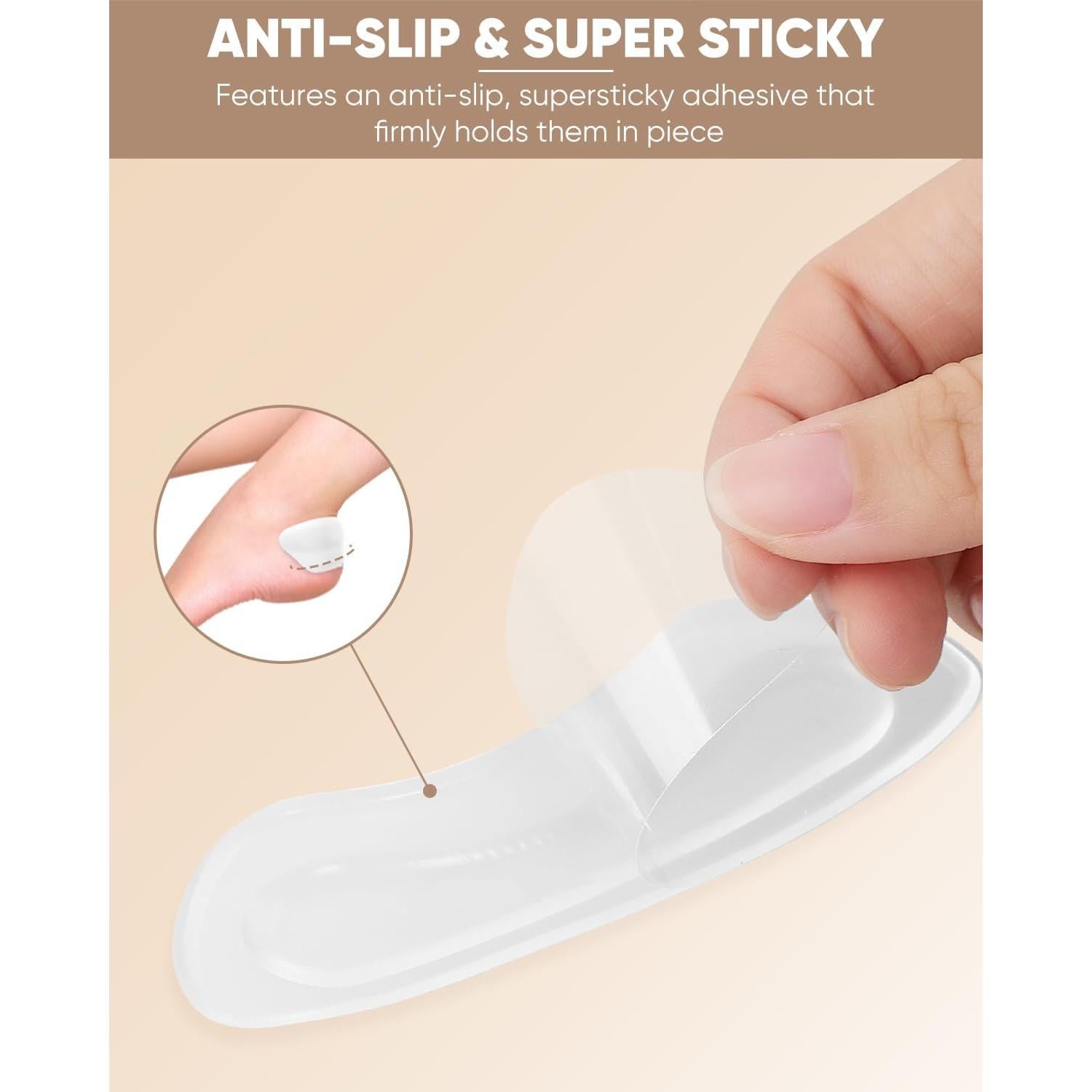 Almohadillas para Talones y Planta del Pie ONUEMP - 6 Pares