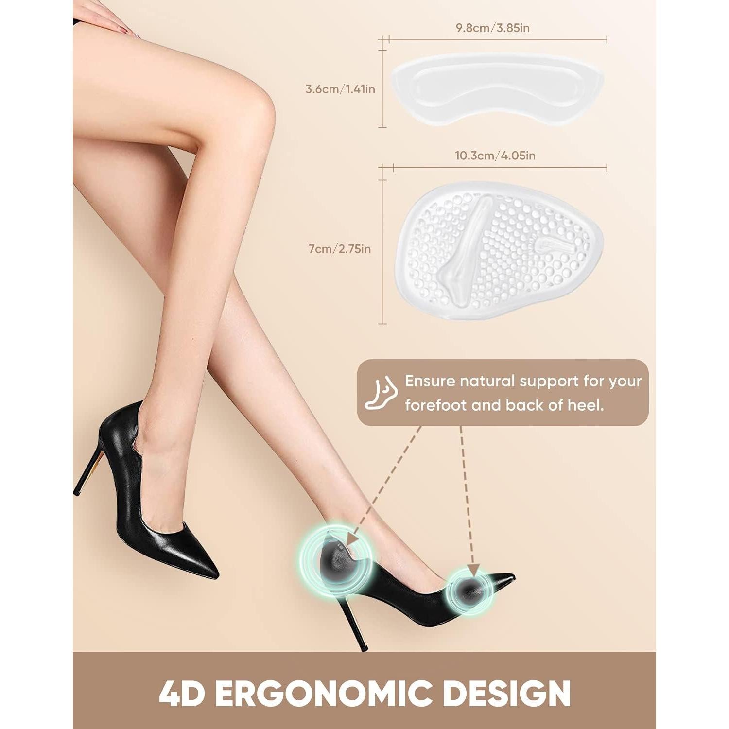 Almohadillas para Talones y Planta del Pie ONUEMP - 6 Pares