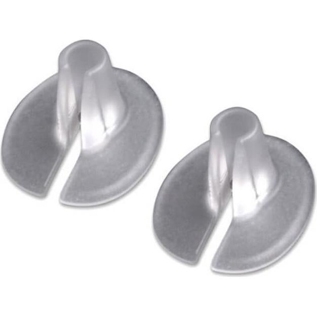 5 Pares Protectores de Gel Silicona Transparente para Dedos