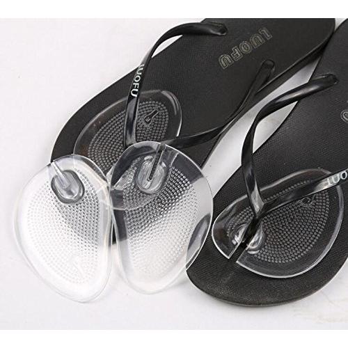 3 Pares Almohadillas de Gel Silicona Quupy para Antepié