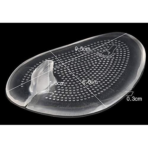 3 Pares Almohadillas de Gel Silicona Quupy para Antepié