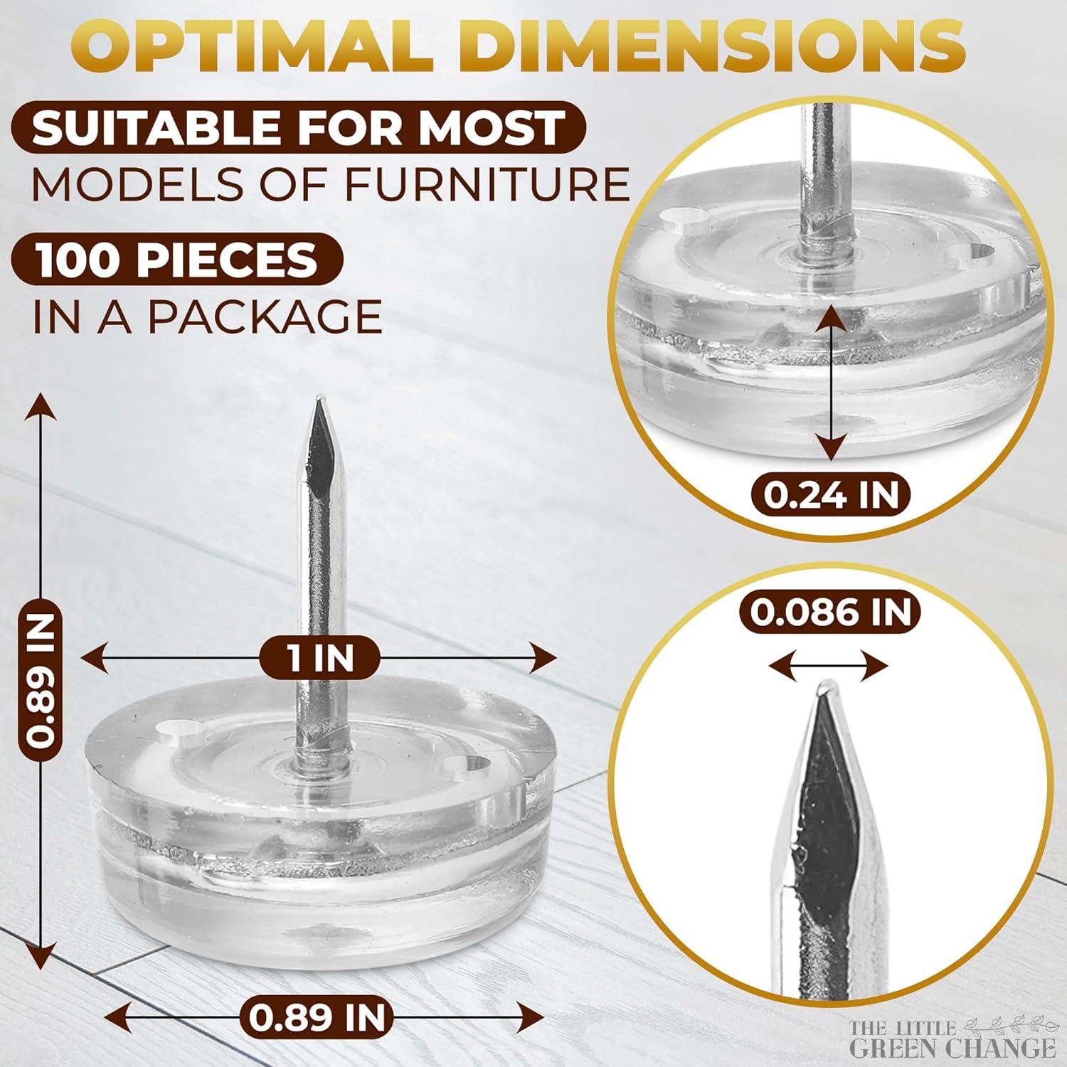 100 Almohadillas Antideslizantes Silicona The Little Green Change