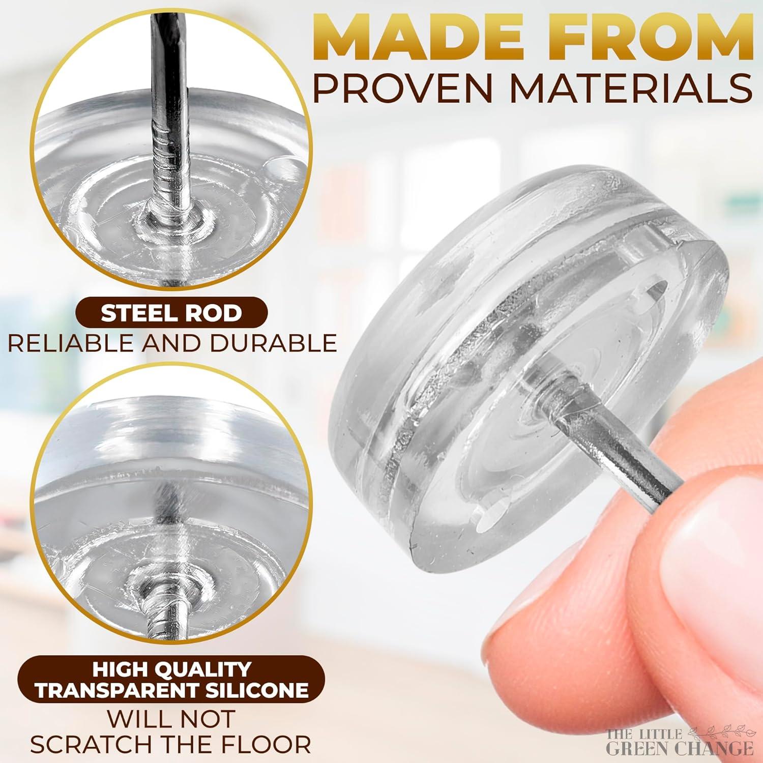 100 Almohadillas Antideslizantes Silicona The Little Green Change