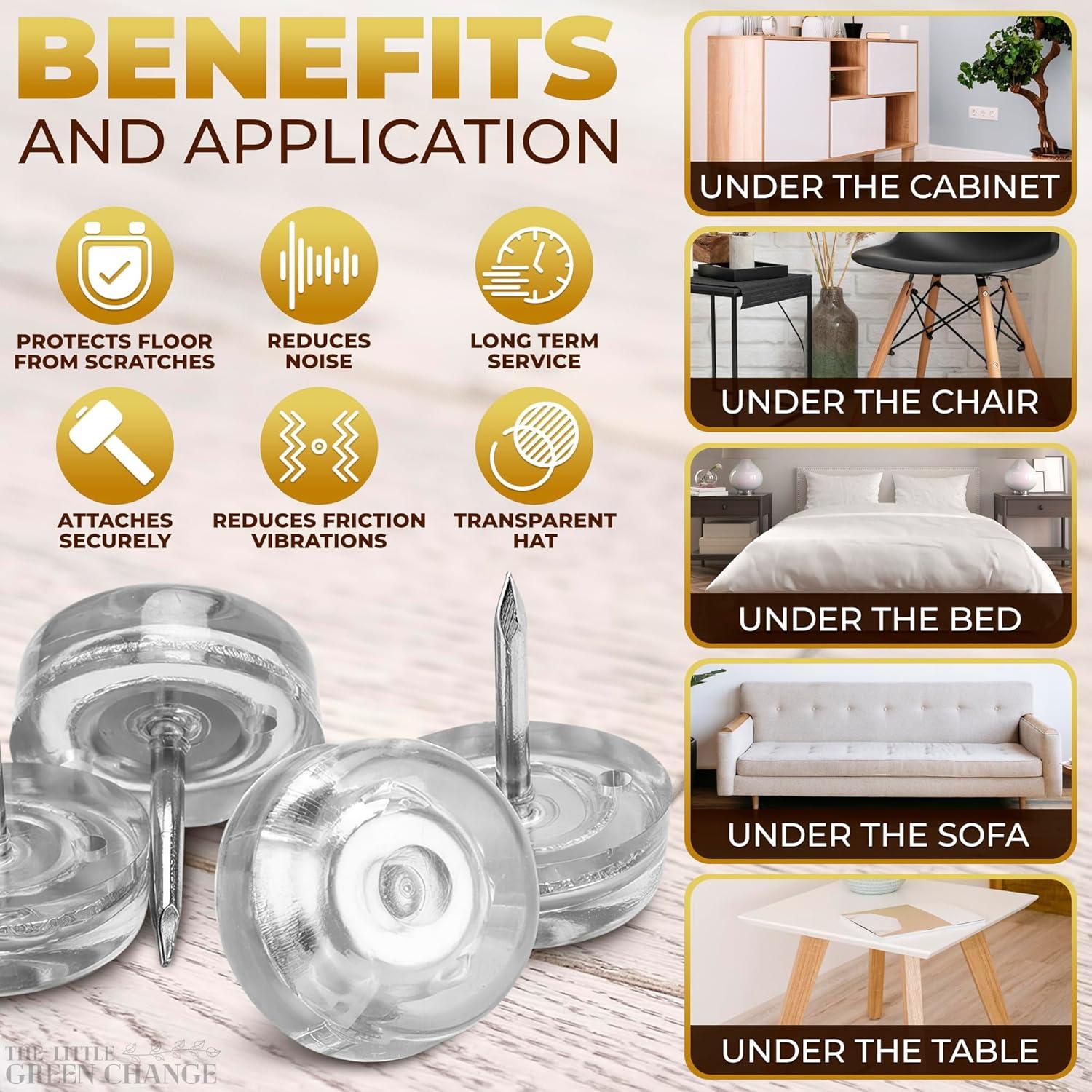 100 Almohadillas Antideslizantes Silicona The Little Green Change