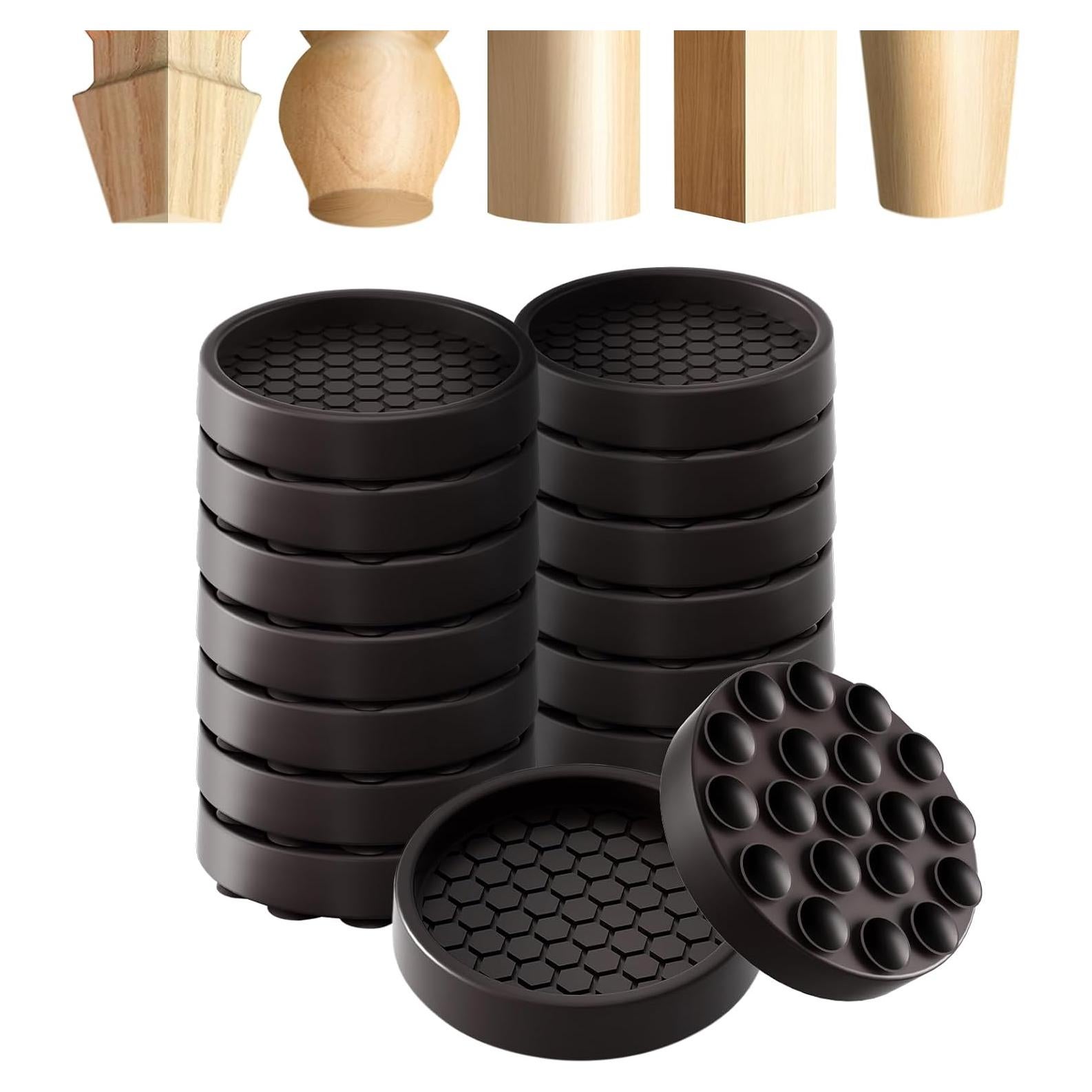 Almohadillas Antideslizantes BOIVSHI 16 Pcs 5.08 cm para Muebles