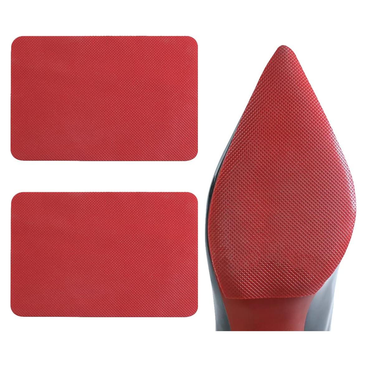Protectores de Suela de Zapato DR. FOOT Silicona Antideslizante Rojo
