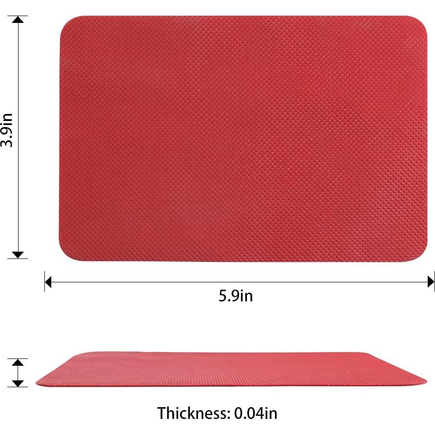 Protectores de Suela de Zapato DR. FOOT Silicona Antideslizante Rojo