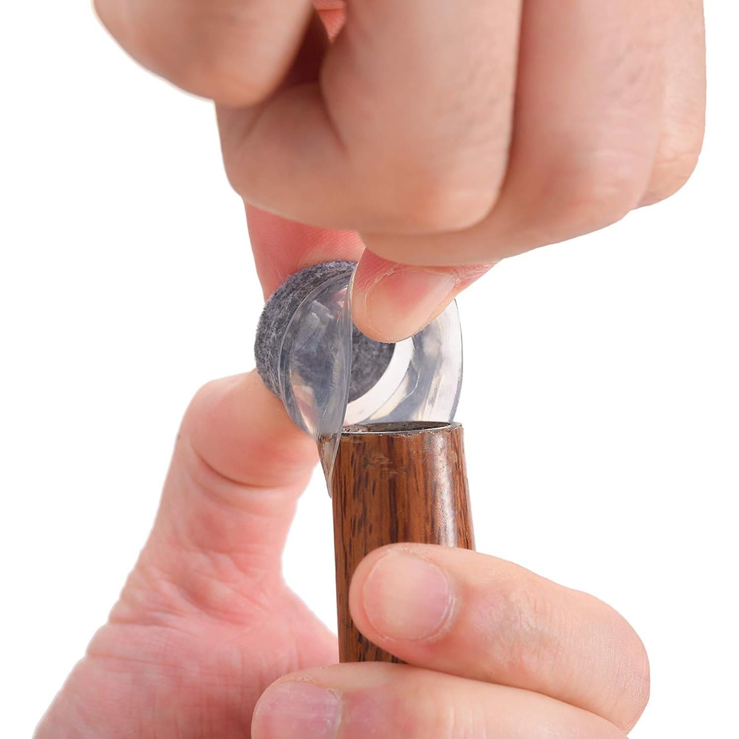 Protectores de Suelo para Patas de Sillas FURNIGEAR - 20 Unidades Silicona y Fieltro