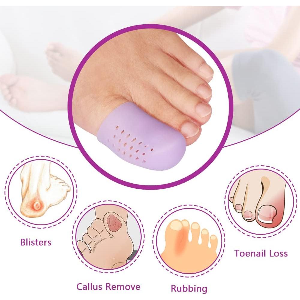 Protectores de Dedos de Gel Povihome - Alivio Dolor Callos Ampollas