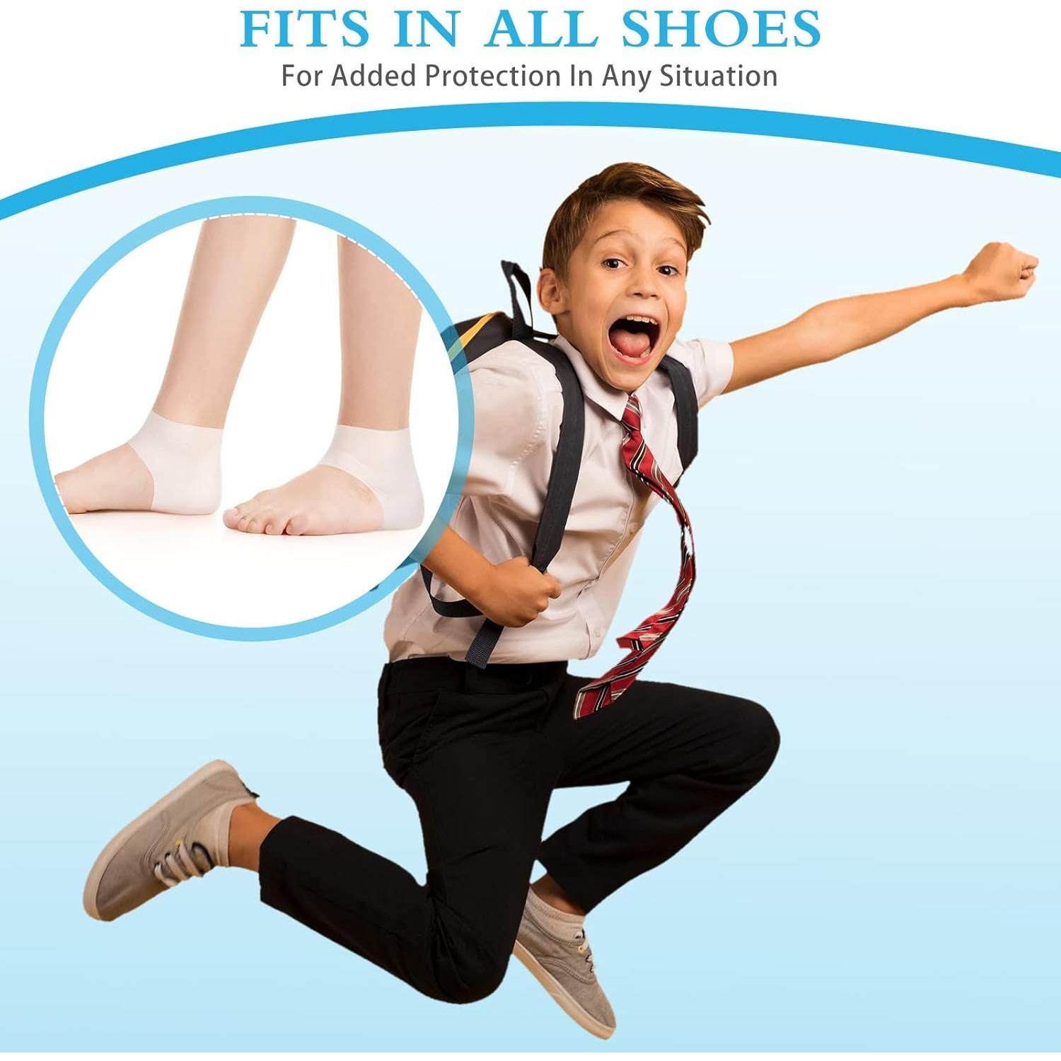 3 Pares Protectores de Talón de Silicona Tarpop para Niños