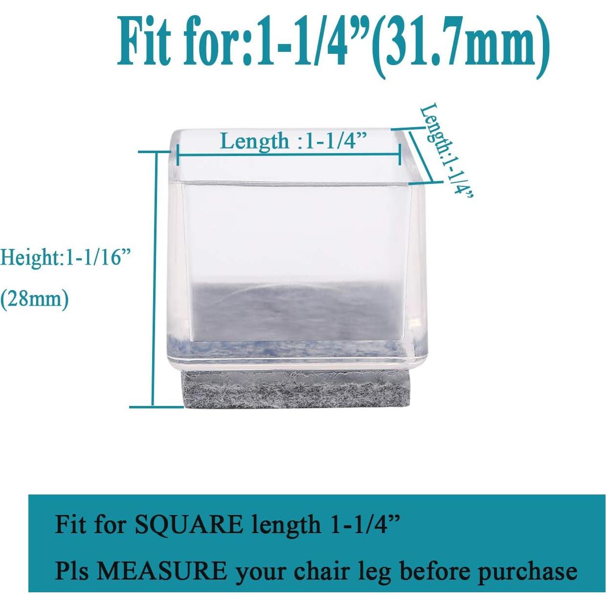 Protectores de Suelo para Patas de Sillas Furnigear 8 Unidades