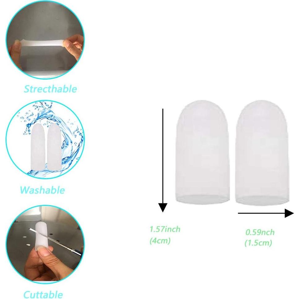 Protectores de Dedos de Gel Cots - Alivio para Artritis y Grietas