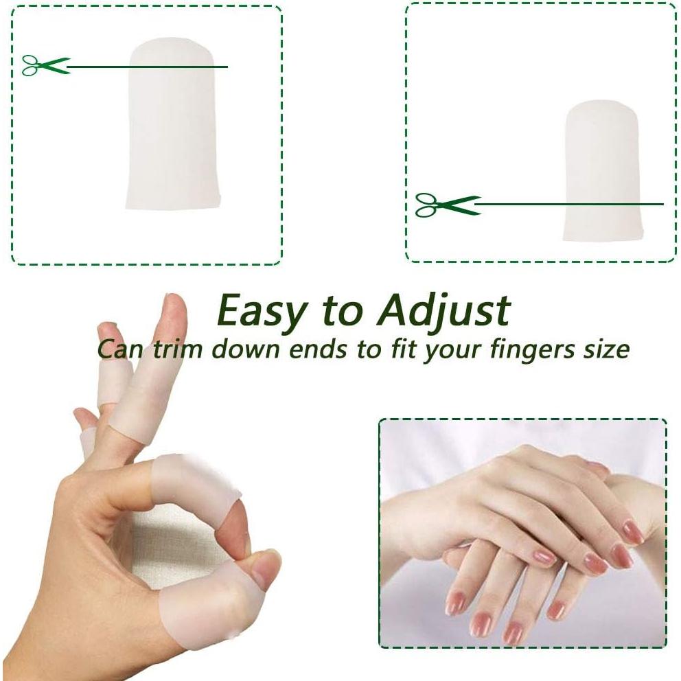 Protectores de Dedos de Gel Cots - Alivio para Artritis y Grietas