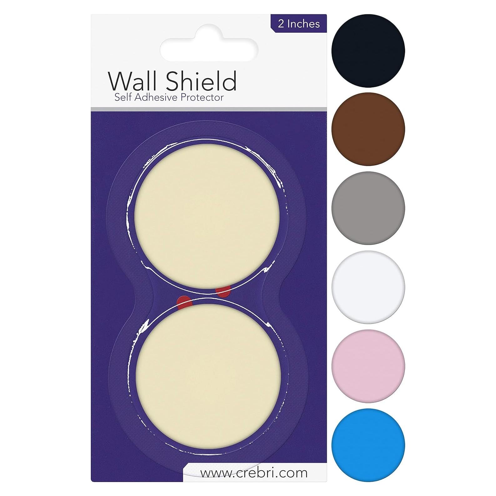 Protectores de Pared de Silicona Crebri 5cm Beige Autoadhesivos