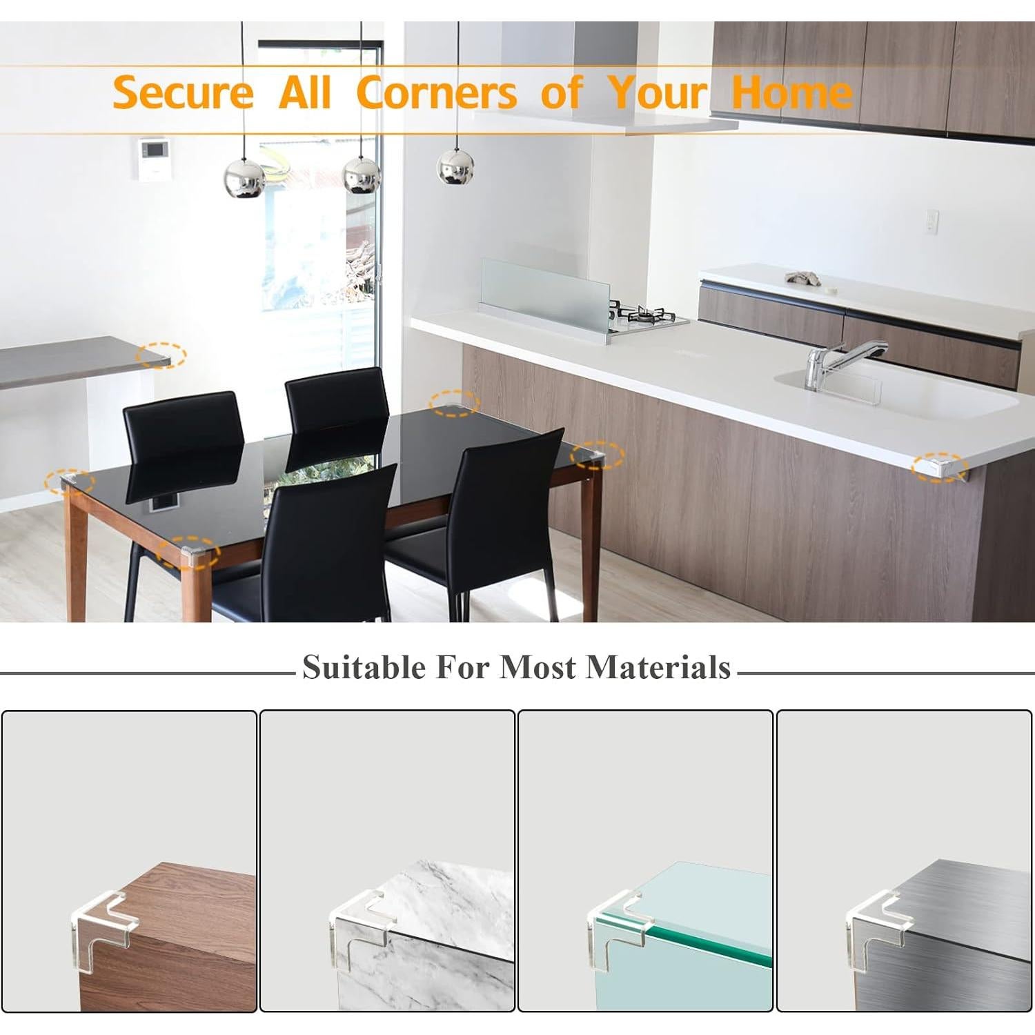 Protectores de Esquinas para Bebés Gudui - Paquete de 24