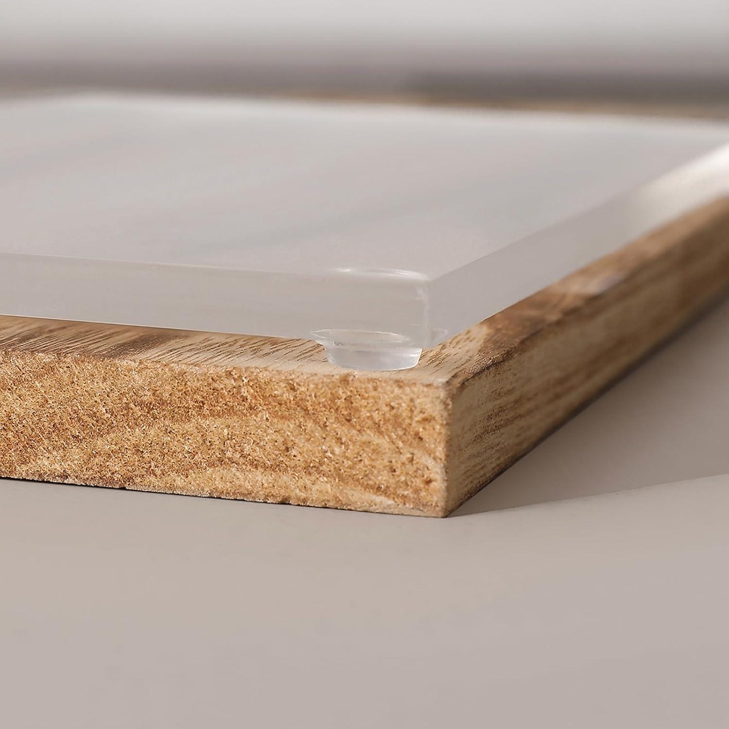 Bumpers de Goma Transparente Furnigear 96 Piezas Antideslizantes