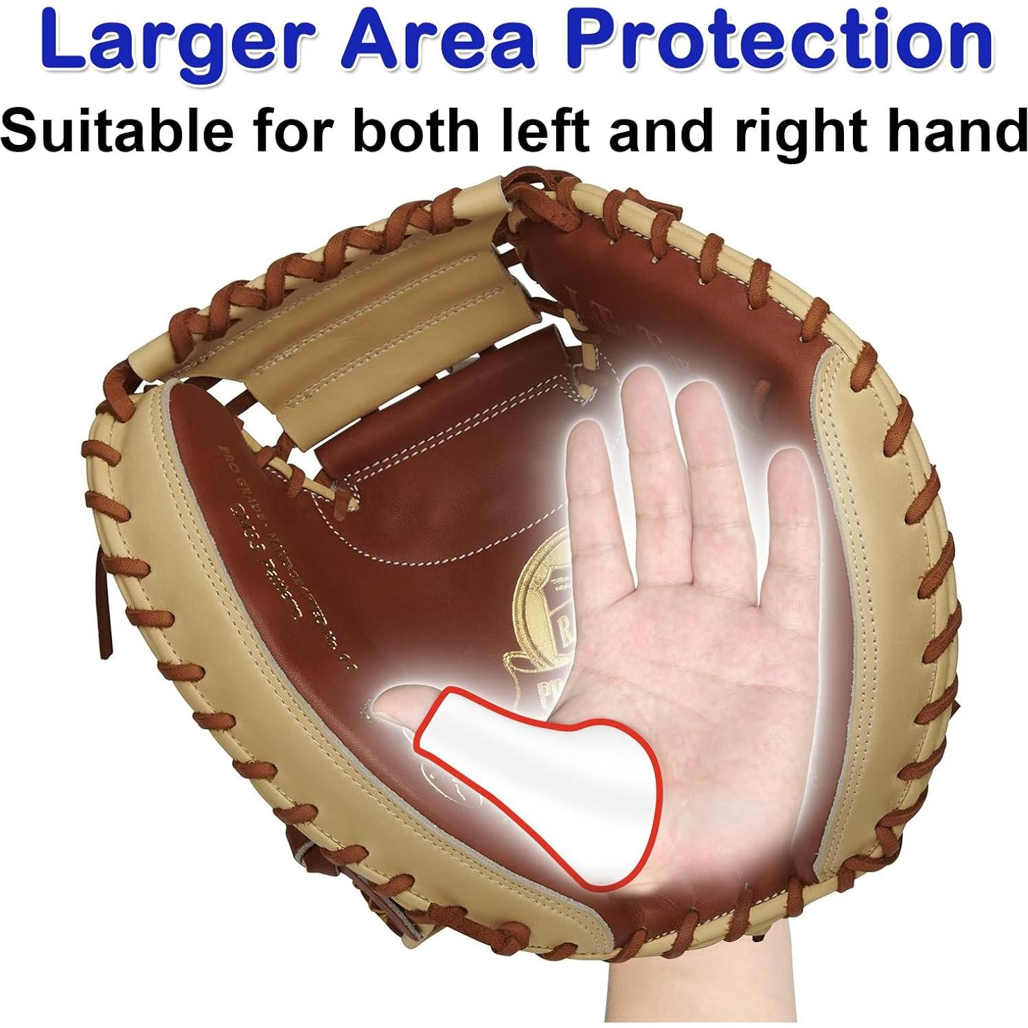 Protector de Pulgar de Receptor MIPREZT Negro Adulto y Joven