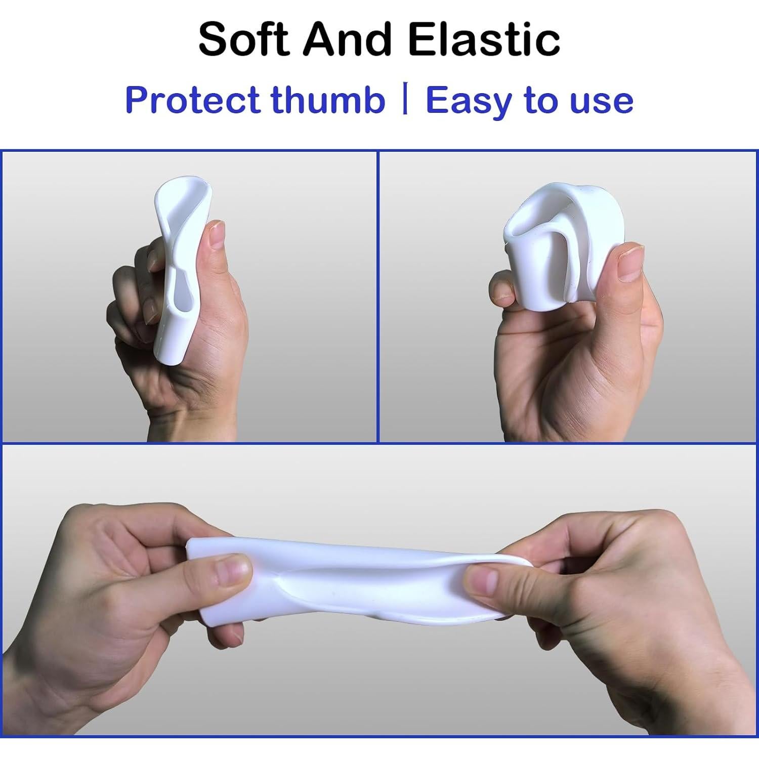 Protector de Pulgar de Receptor MIPREZT Negro Adulto y Joven