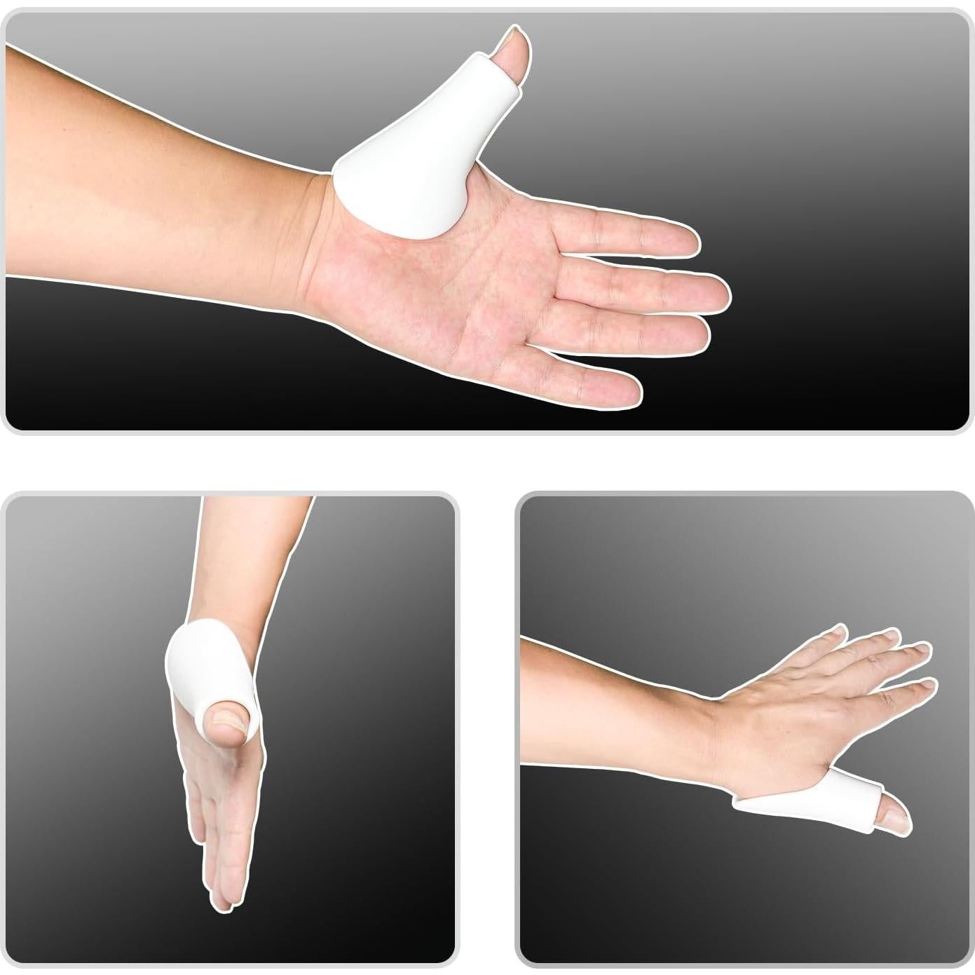Protector de Pulgar de Receptor MIPREZT Negro Adulto y Joven