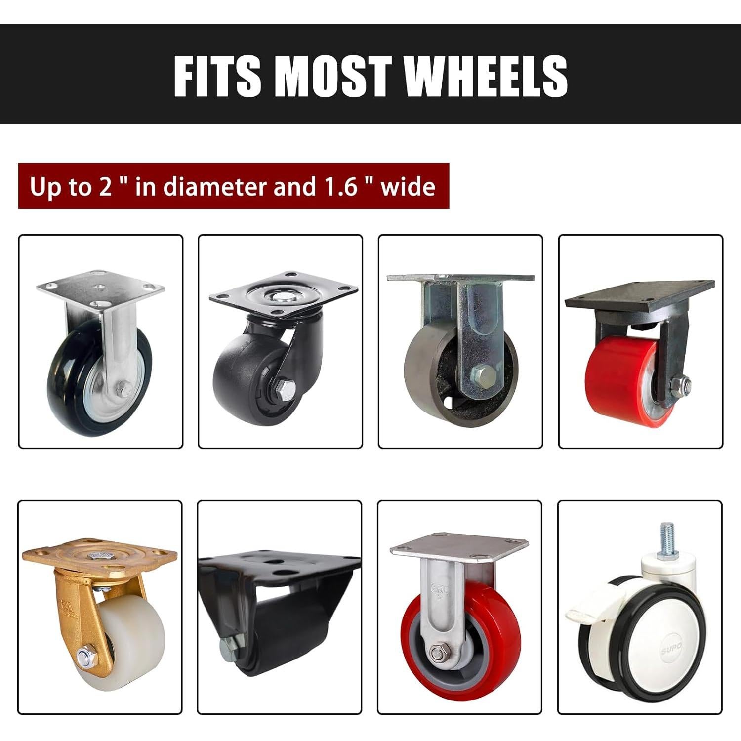 Topes de Muebles Antideslizantes Komokeru - 8 Paquete