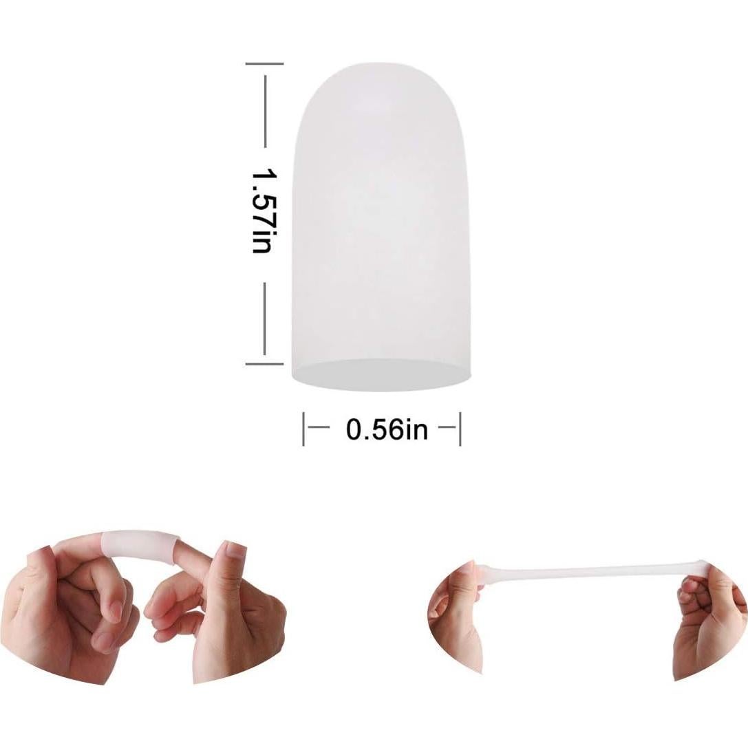 30 Protectores de Dedos Conpru de Goma SEBS para Callos y Ampollas