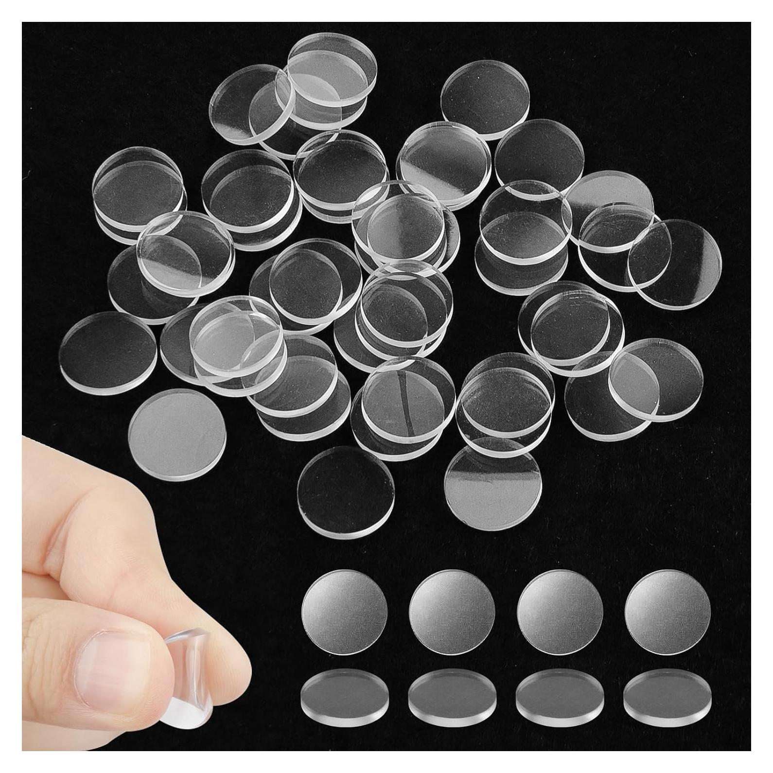 Almohadillas Antideslizantes para Mesas de Vidrio Pretwad - 50 Piezas