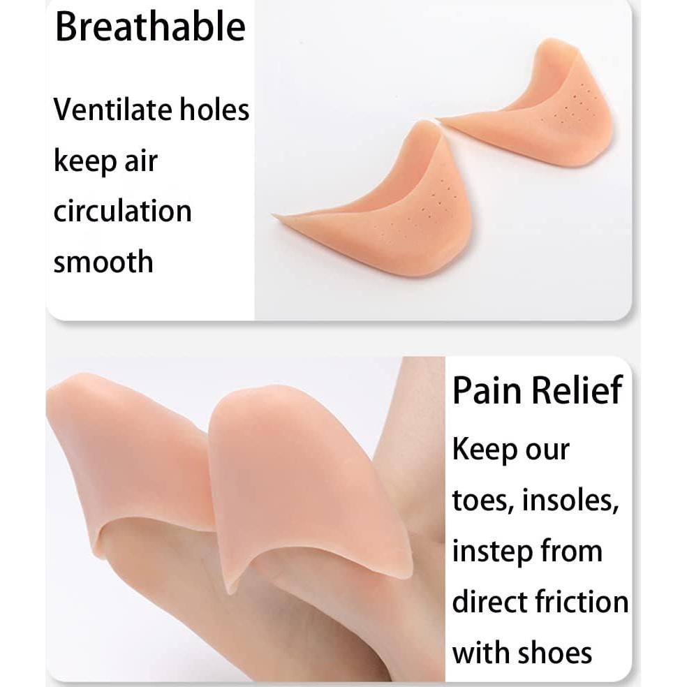 Protectores de Dedos de Silicona Misorita Beige - Almohadillas Reutilizables