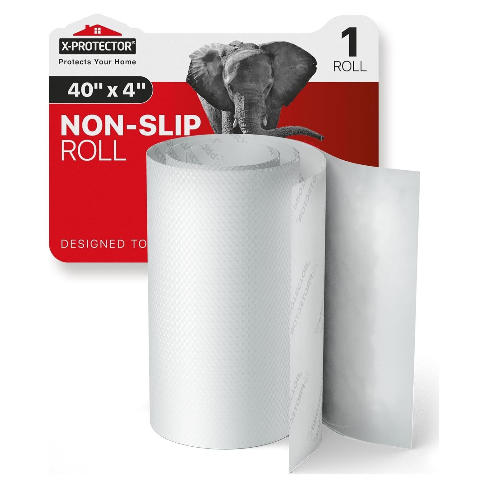 Almohadilla Antideslizante X-Protector 40x4 cm Silicona Blanca