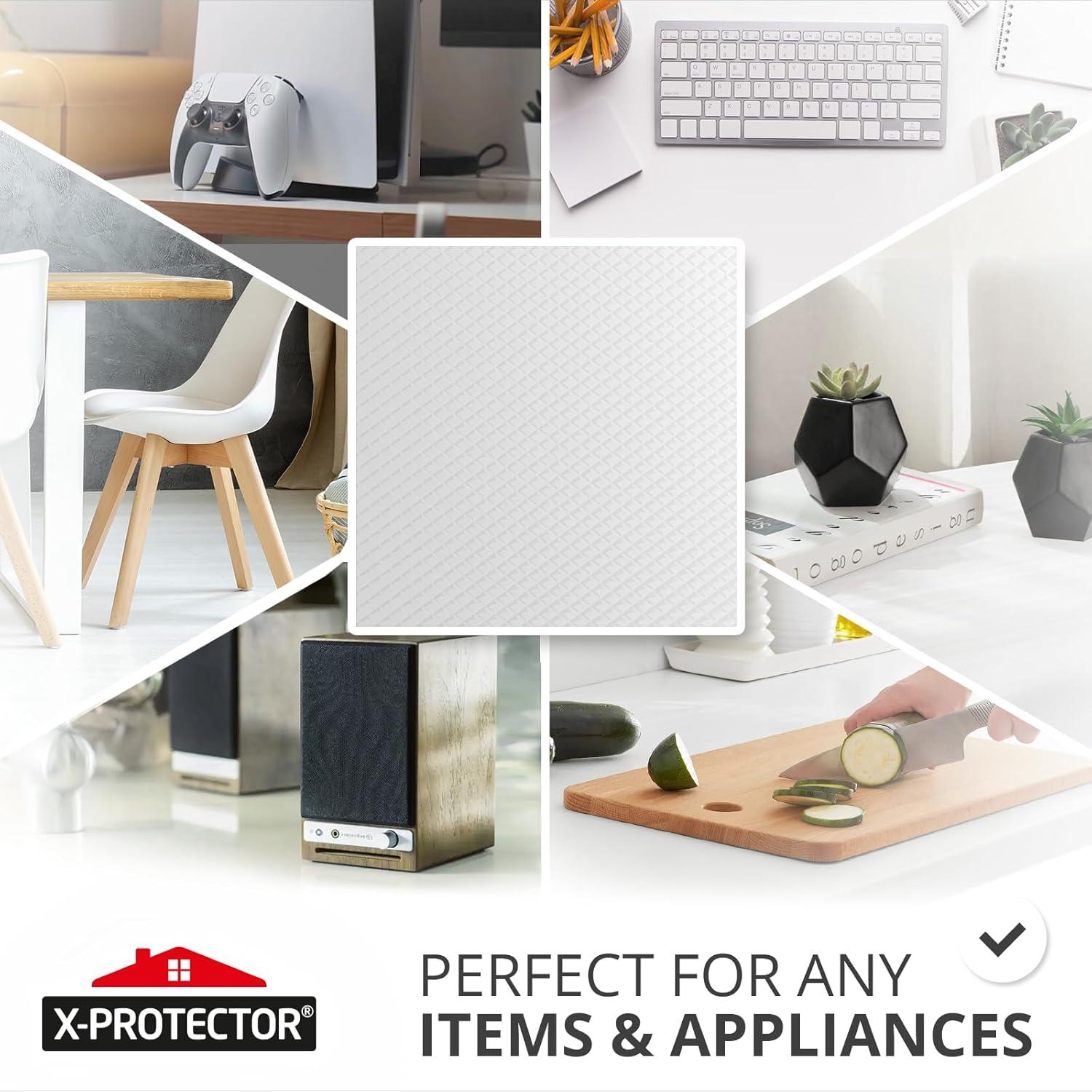 Almohadilla Antideslizante X-Protector 40x4 cm Silicona Blanca