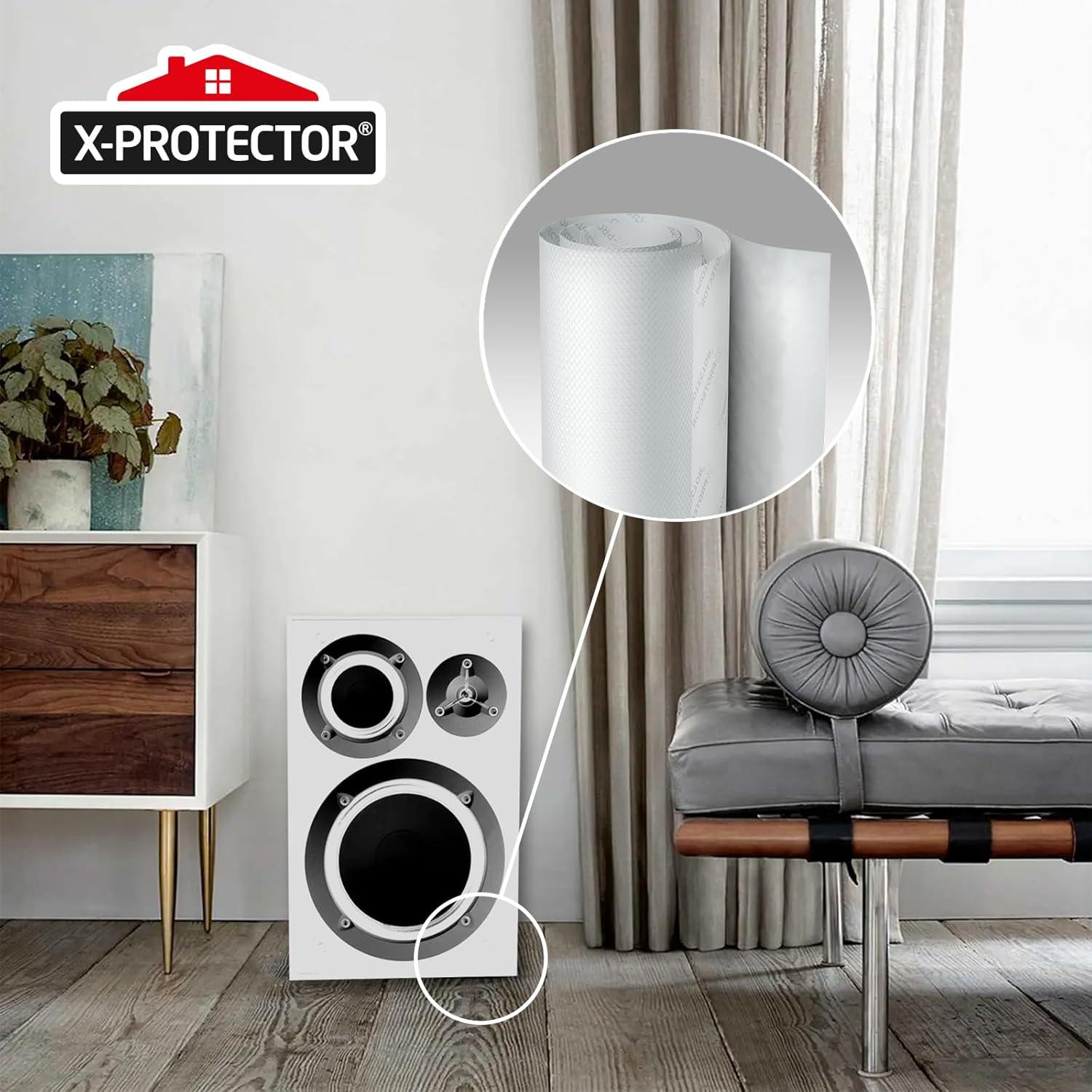 Almohadilla Antideslizante X-Protector 40x4 cm Silicona Blanca