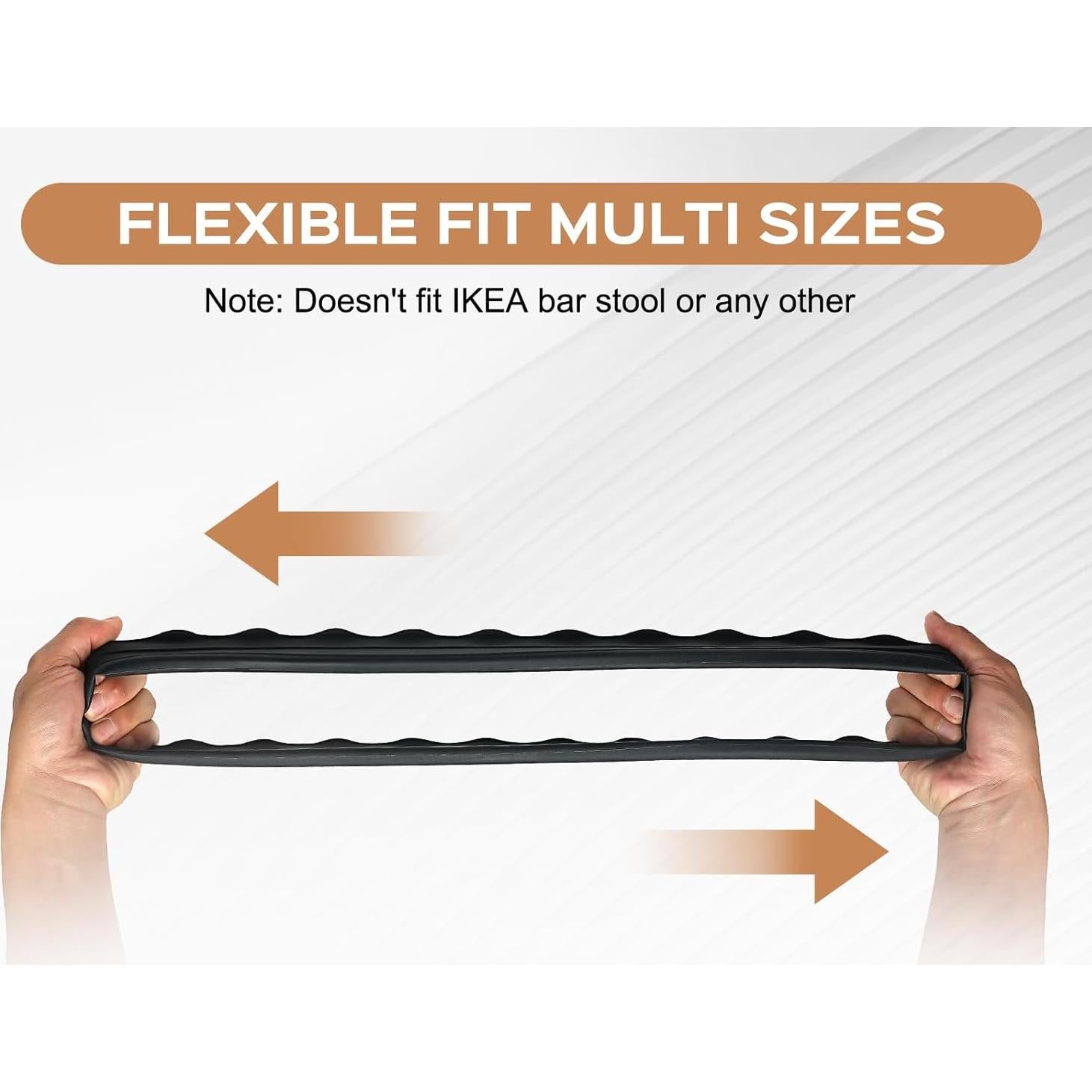 Protector de Piernas de Taburete Dazhuocs 2 Pcs Silicona Ajustable