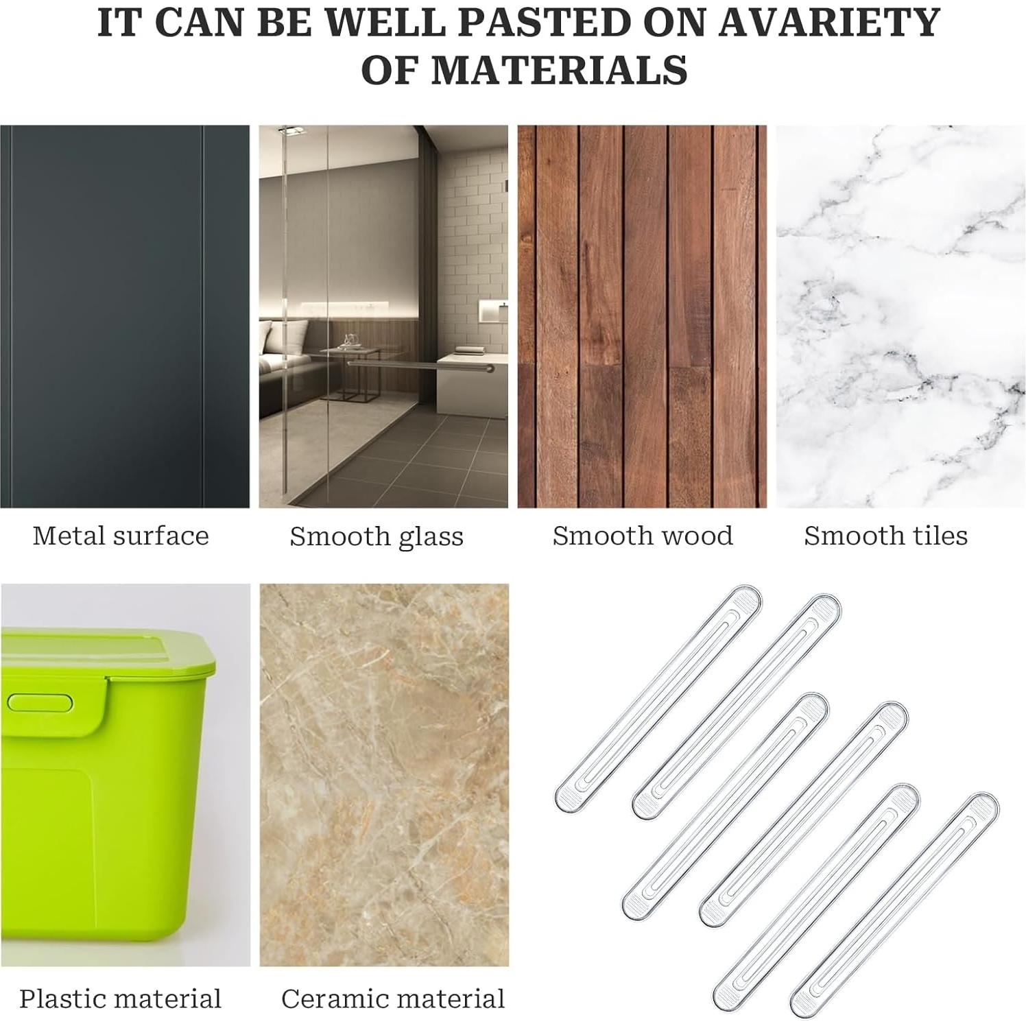 Protector de Pared de Silla MOZEAT LENS - 6 Bumpers Transparentes de PVC