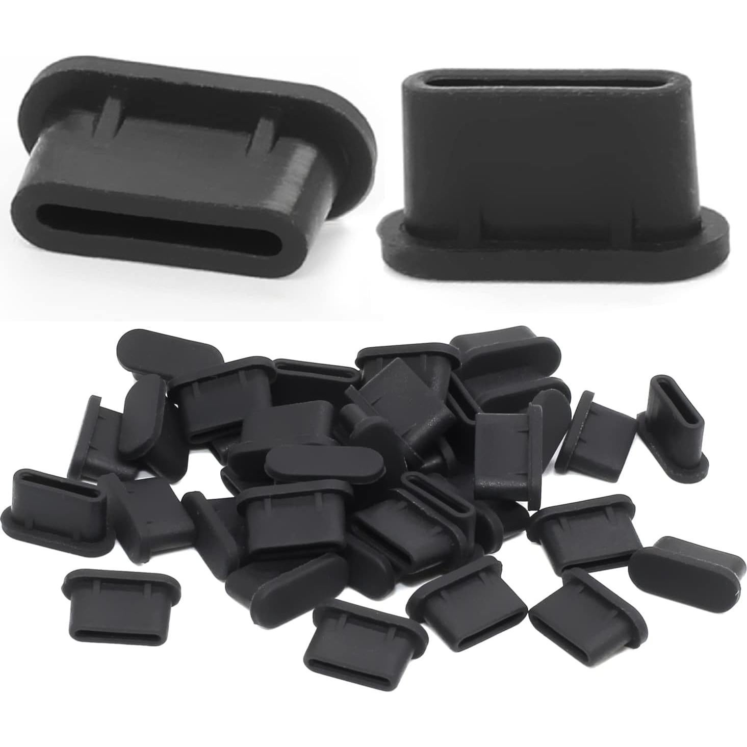 Paquete de 20 Tapones Antipolvo USB C OPSFALCON - Silicona