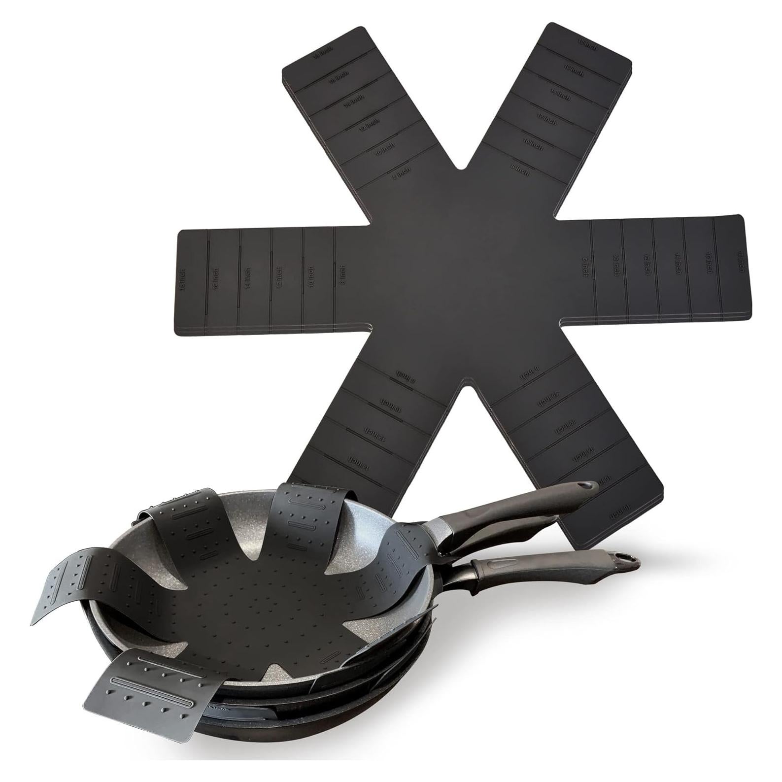 Protectores de Olla y Sartén de Silicona KindGa 3 Piezas