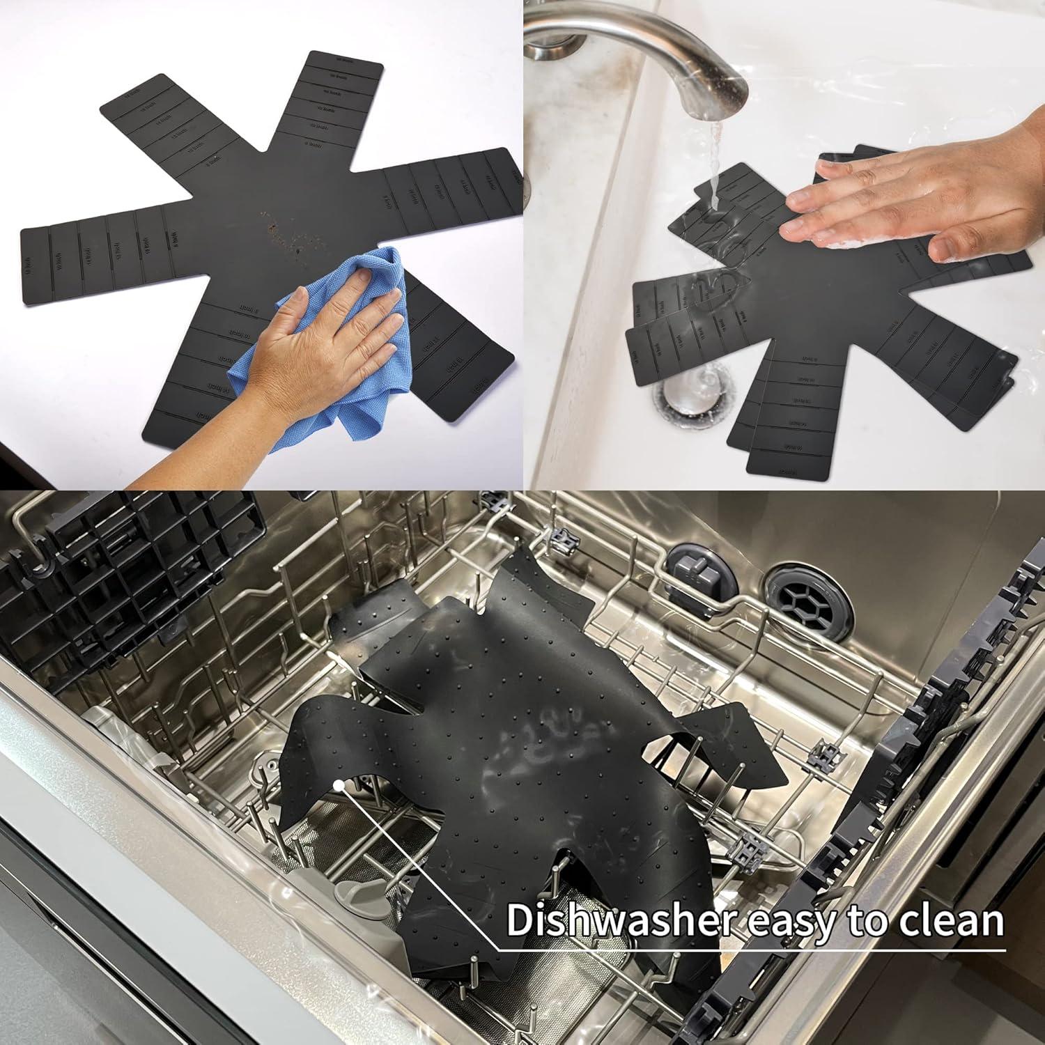 Protectores de Olla y Sartén de Silicona KindGa 3 Piezas