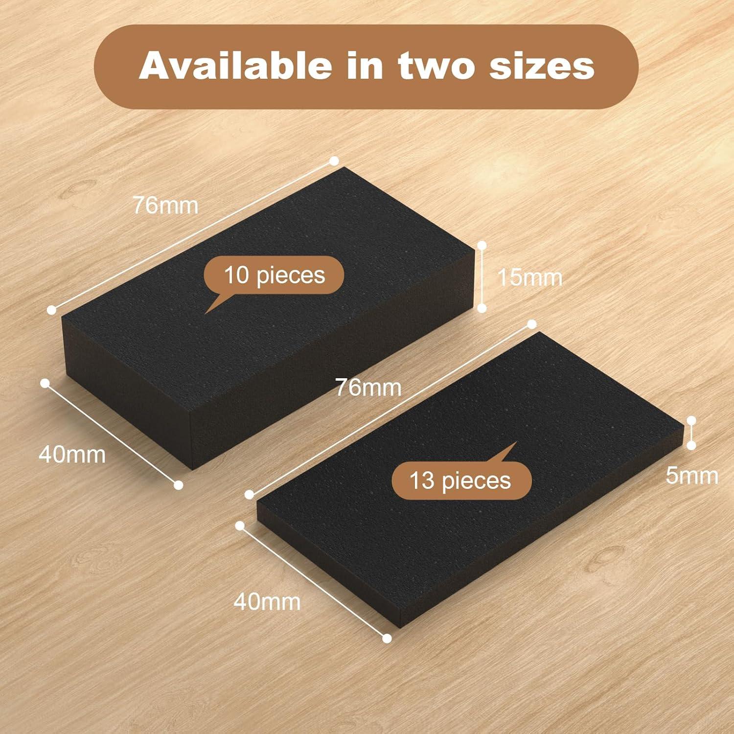 Topes de Cabecero Trcosenp 25 Pcs Espuma EVA 1.8 cm y 0.5 cm