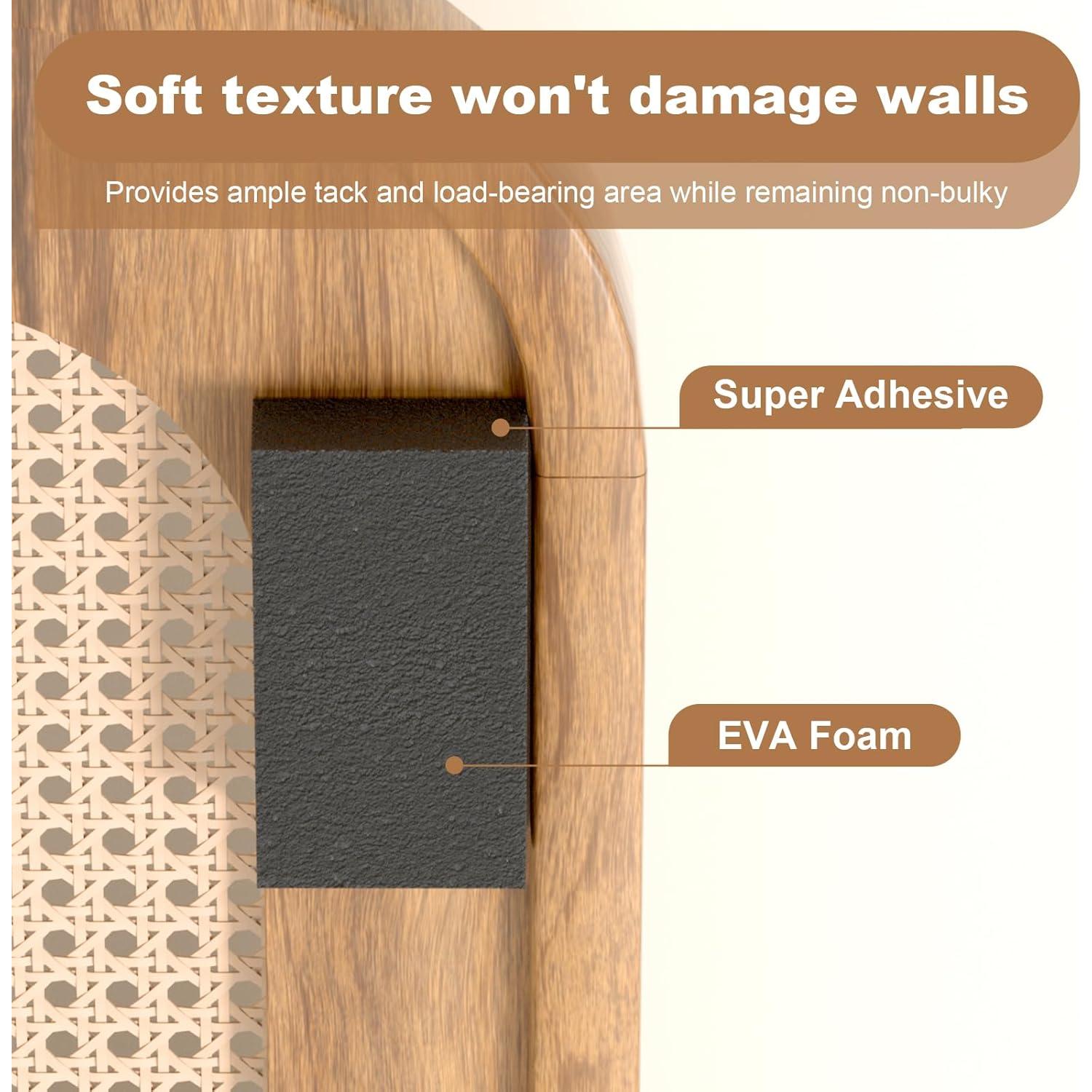 Topes de Cabecero Trcosenp 25 Pcs Espuma EVA 1.8 cm y 0.5 cm