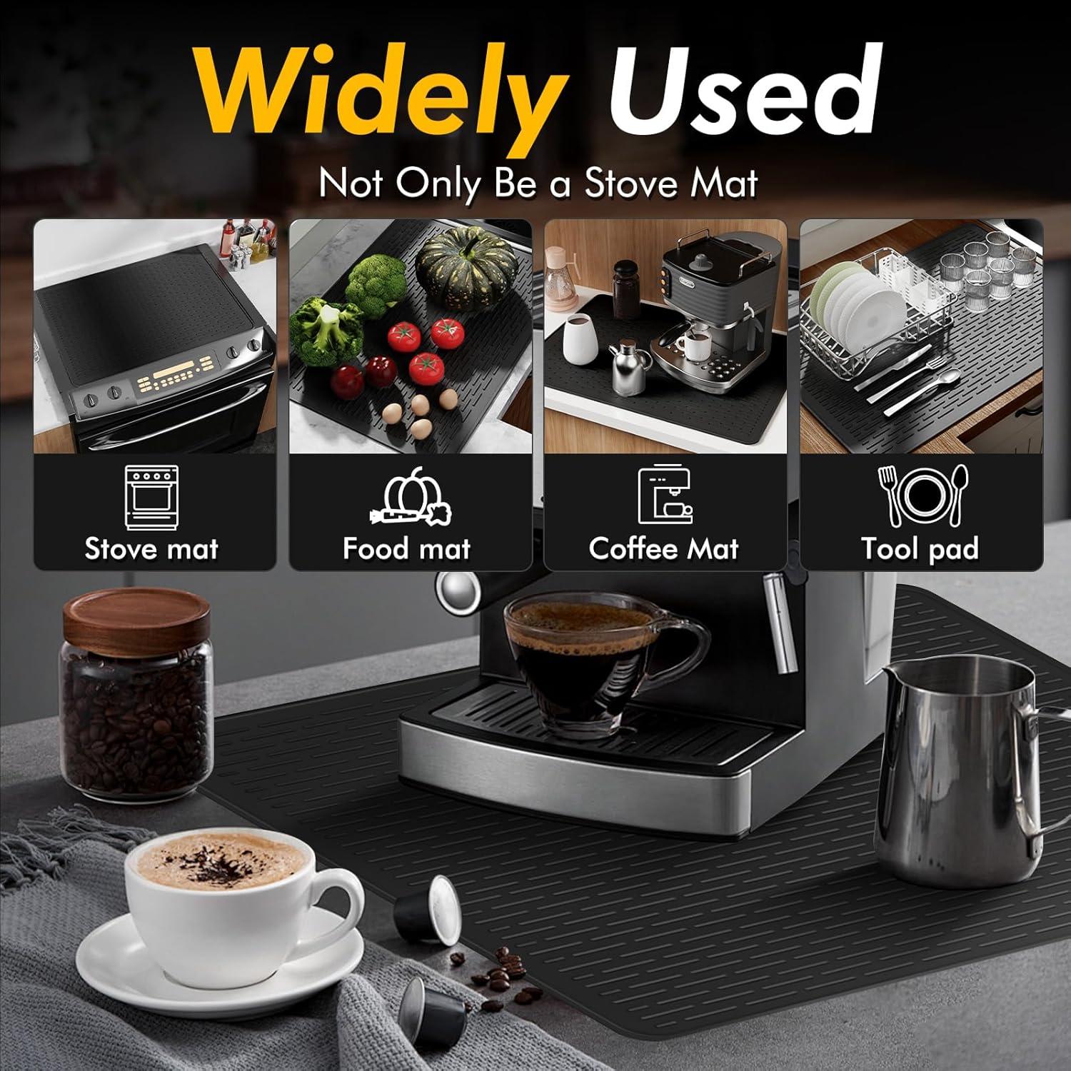 Cubierta de Estufa Eléctrica XL Silicona 76x53 cm Protector