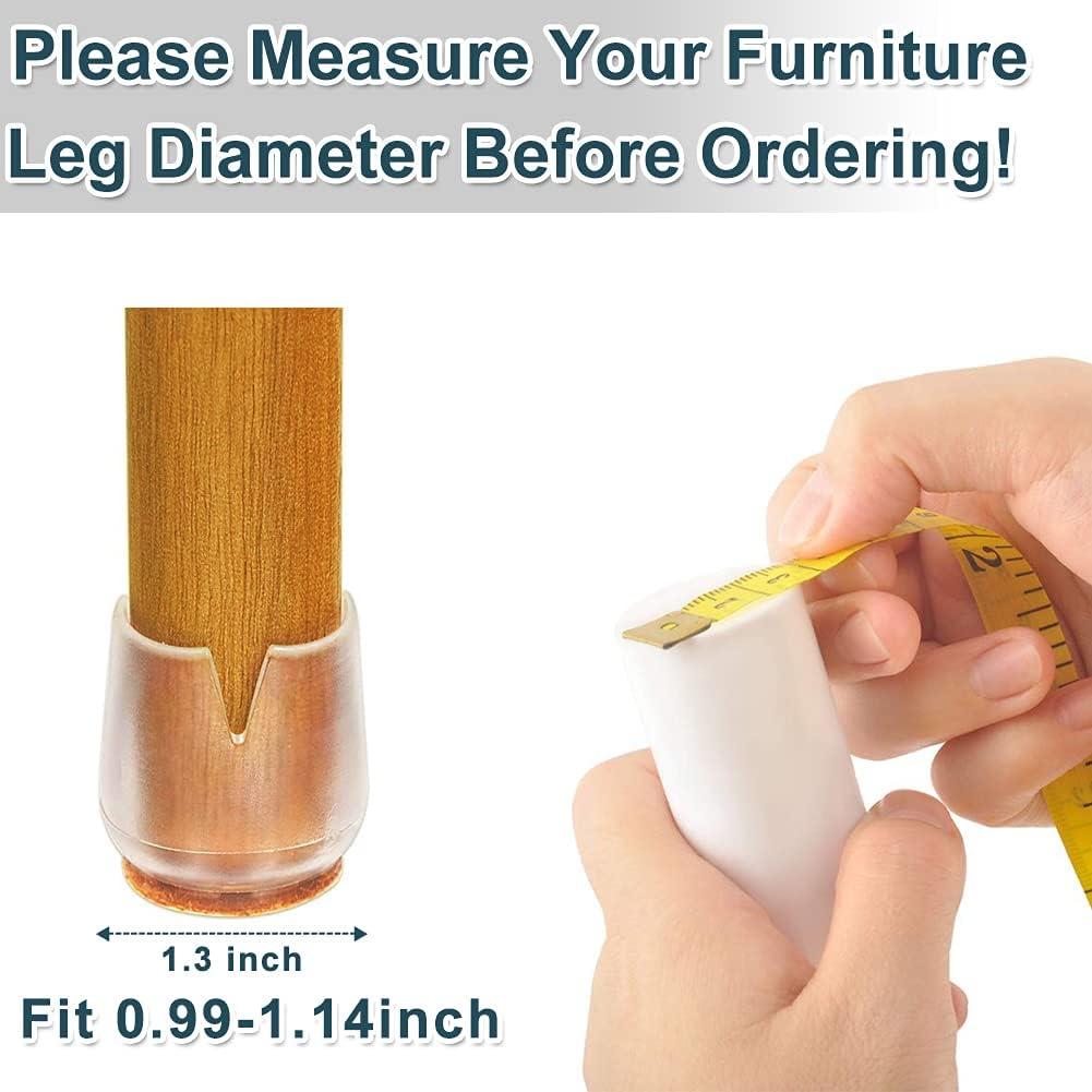 32 Protectores de Patas de Sillas Silicona Antideslizantes