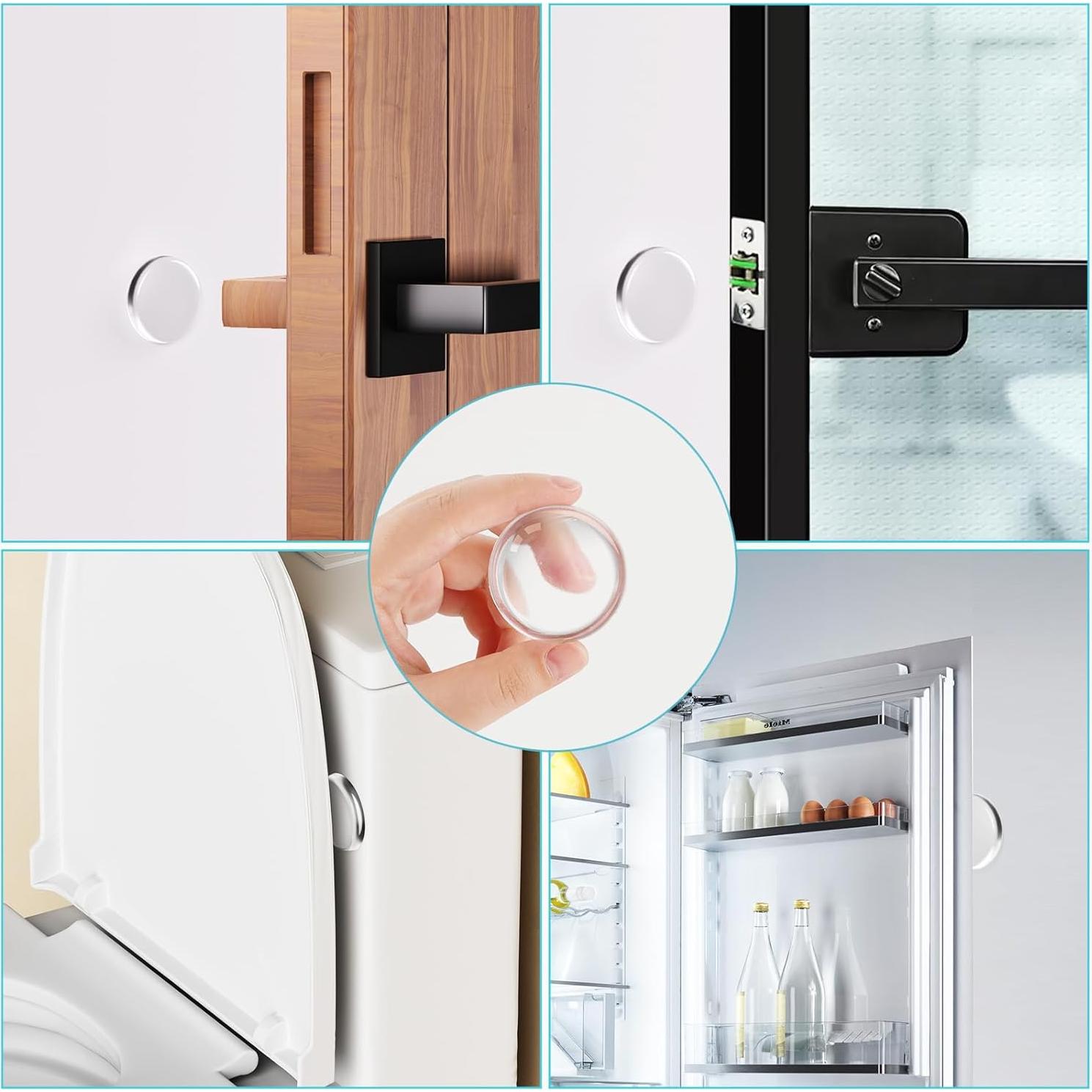 Topes de puerta y protectores de gabinete LveSunny 98Pcs