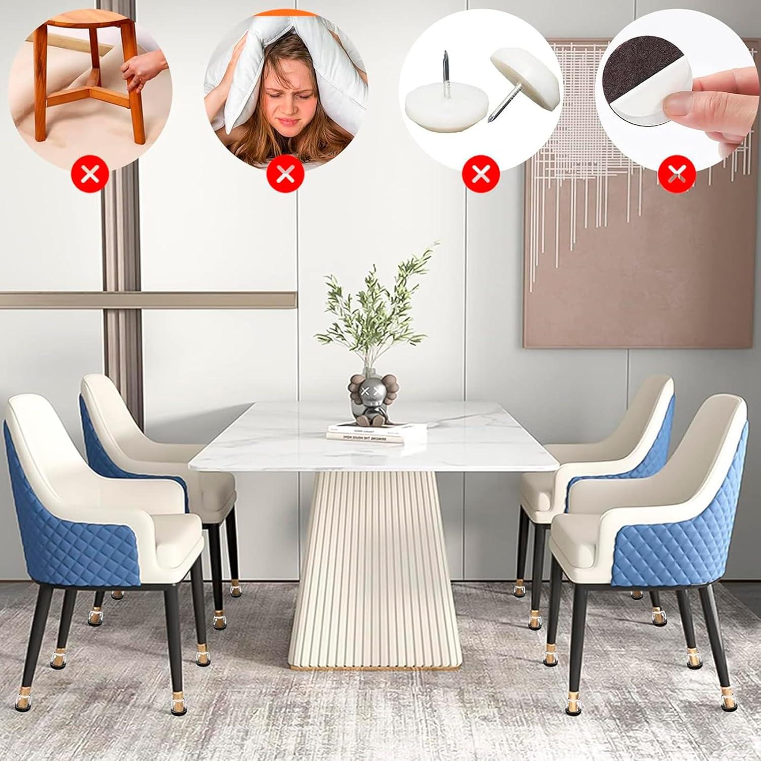 Deslizadores de Muebles GAGUIUP 16PCS Redondos XL 3.5cm