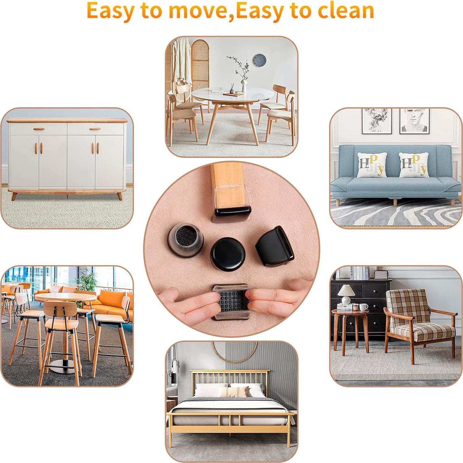 Deslizadores de Muebles GAGUIUP 16PCS Redondos XL 3.5cm