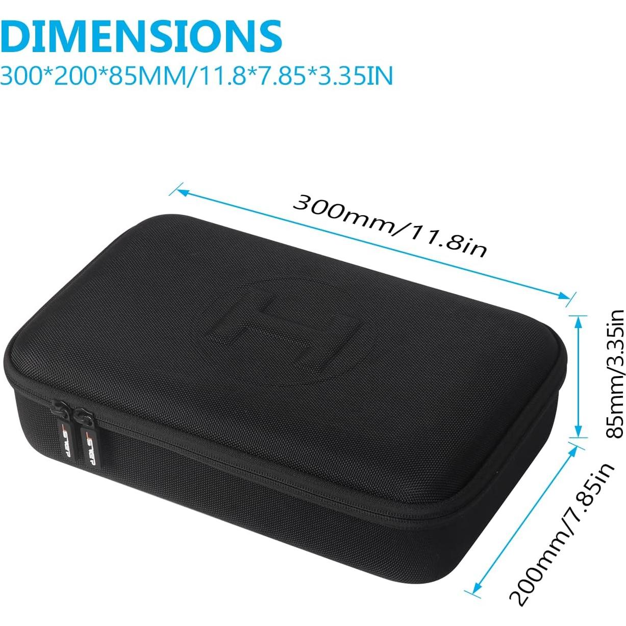 JSVER Carrying Case for DJI Mini 3 Pro/Mini 3 - Hard Shell Travel Storage Case With RC/RC-N1 Remote Controller and Accessories