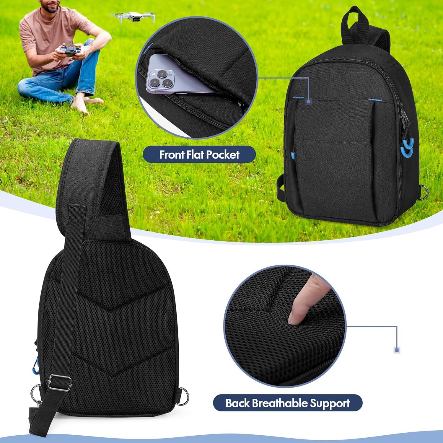 Funda de Transporte PGmoon para Dron DJI Mini 3/4 Pro - Organizador