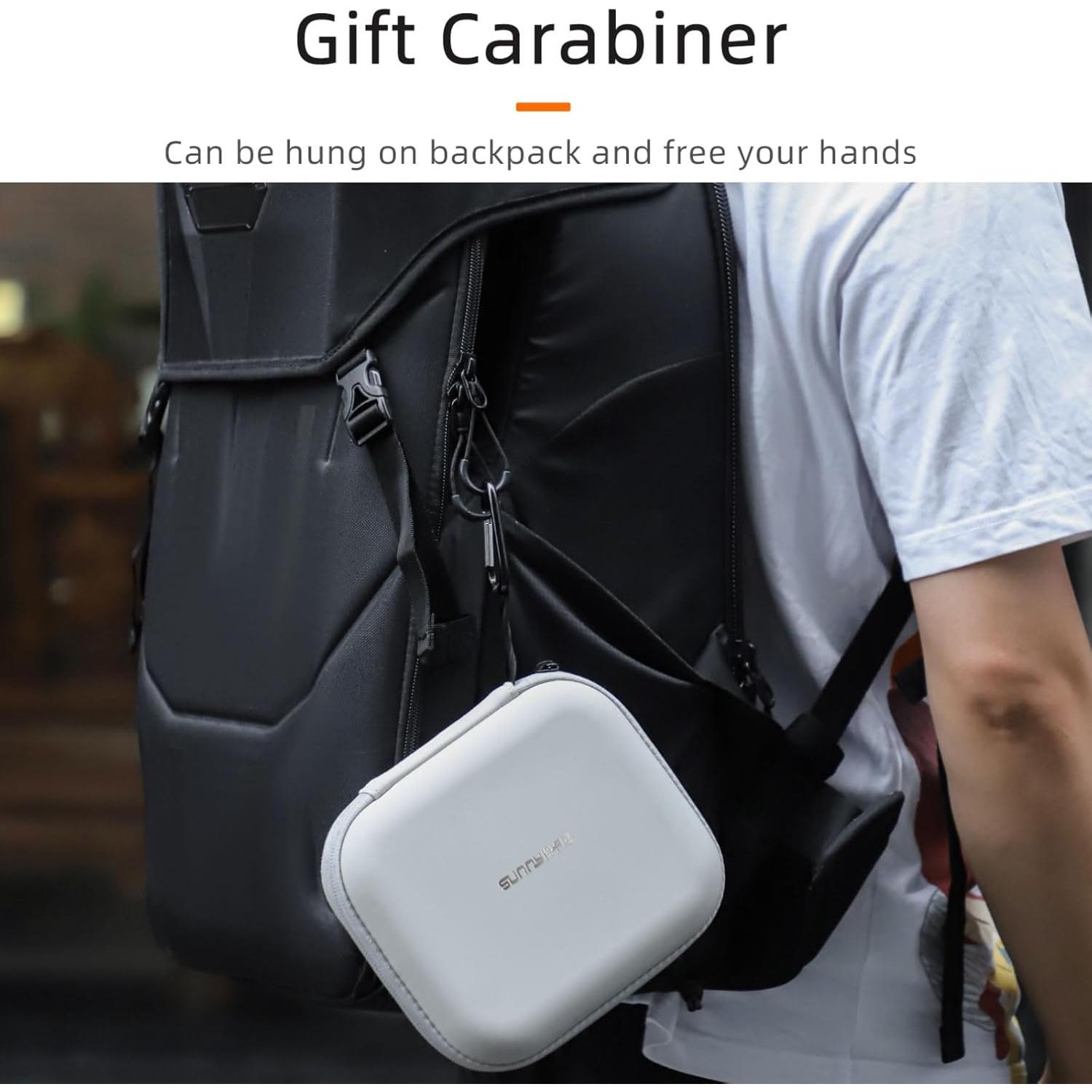 FPVtosky Carrying Case for DJI Neo - Portable Travel Storage Bag for Drone Accessories (Orange)