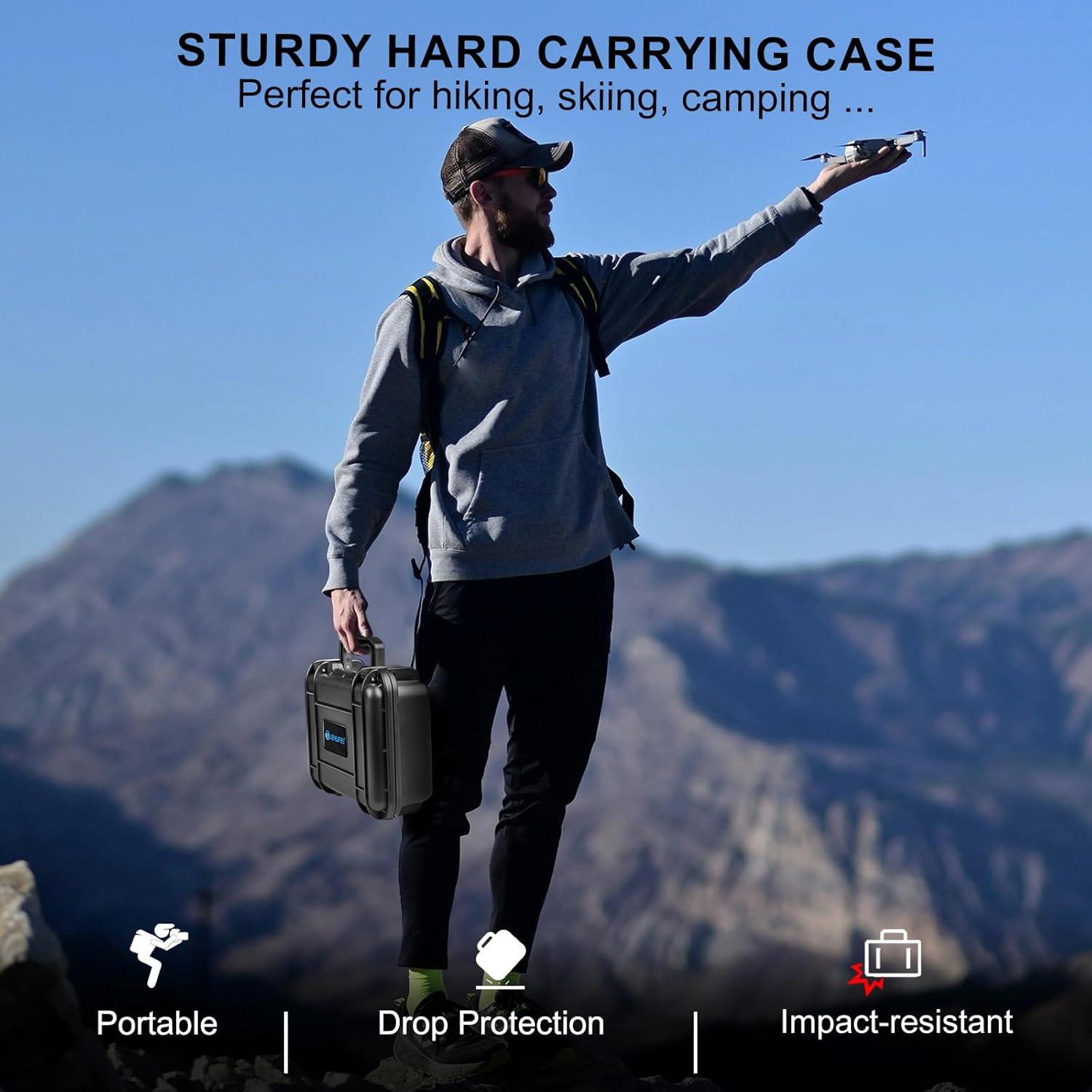 Funda Dura Impermeable Lekufee para DJI Mini 2 SE y Accesorios